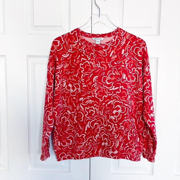 Athleta Balance Printed Pullover in Floral Matado - Picture 1 of 8